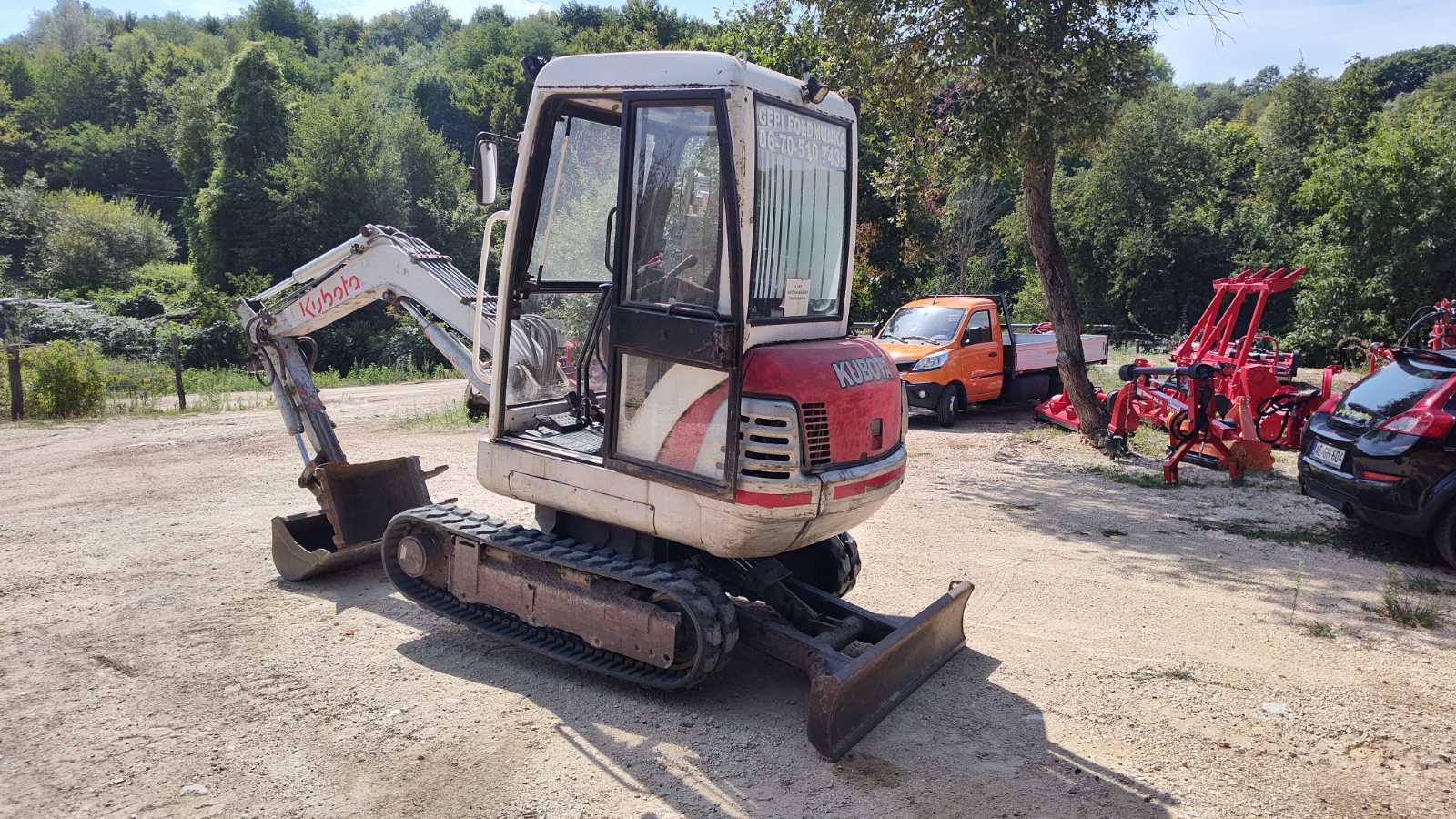Kubota KX61-2 forgókotró - Kép 2