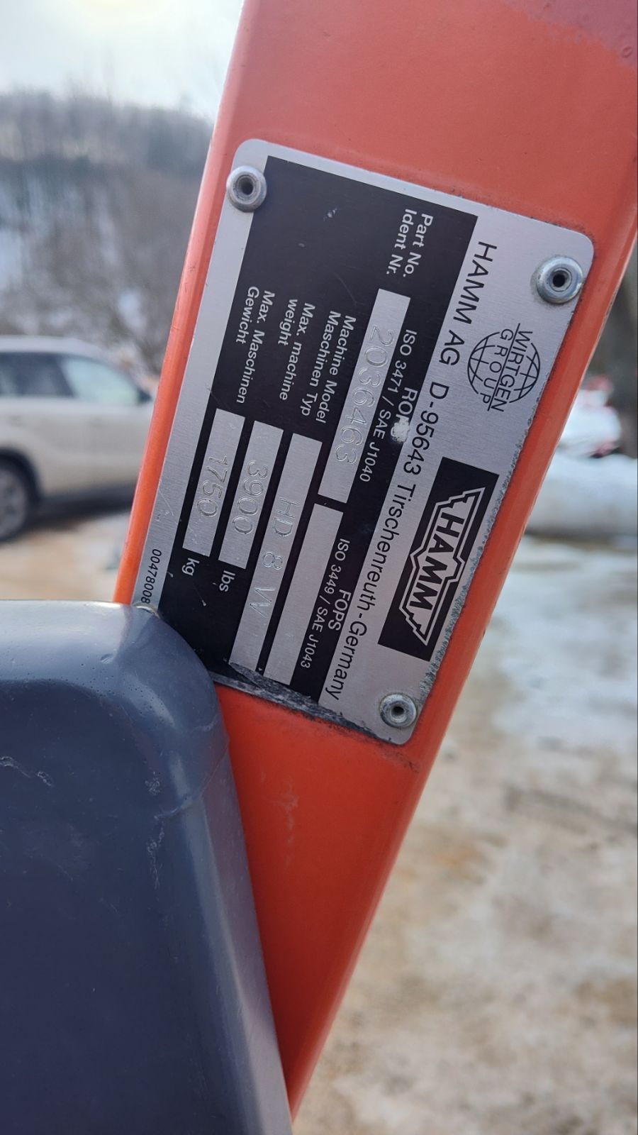 HAMM HD8 dupla vibrós úthenger - Kép 5