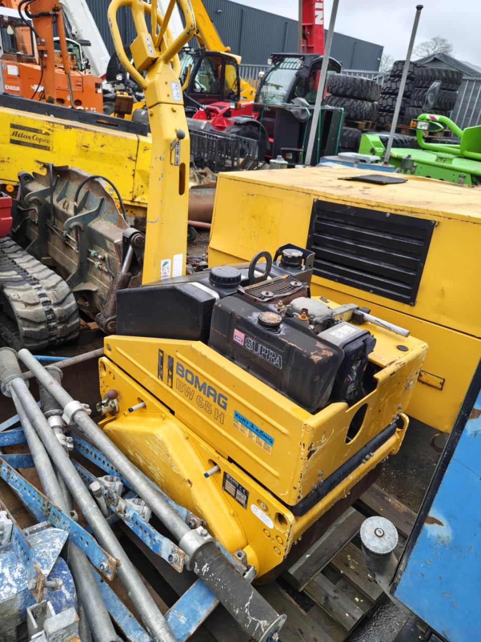 BOMAG BW65H padkahenger - kézivezetésű tandem vibrációs henger